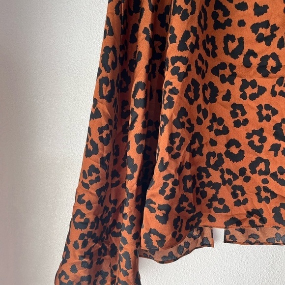 Everleigh animal print skirt asymmetric NWT elastic waste size S - Picture 5 of 7